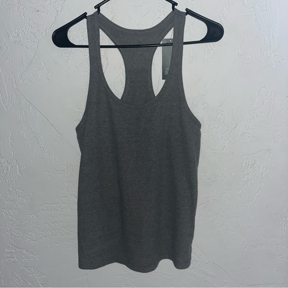 Wild Fable Gray Ribbed Tanktop